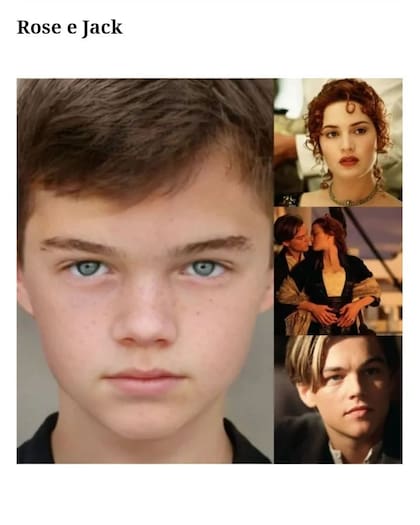 Así se vería el hijo de Rose y Jack de Titanic