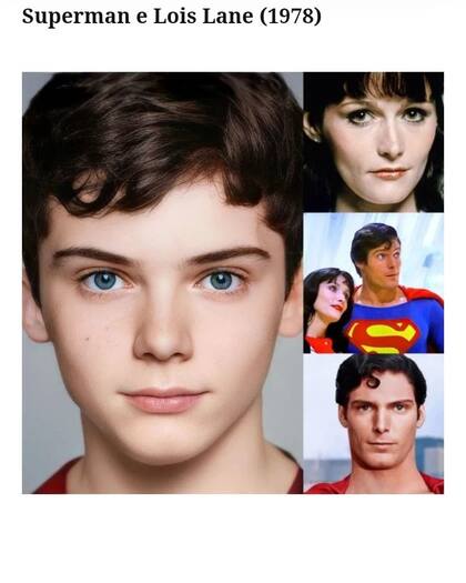 Así se vería el hijo de Superman y Lois Lane