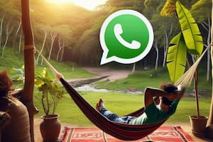 Así se vería el "modo chill" para WhatsApp