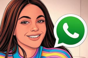 Así se vería el "modo Tini" en WhatsApp