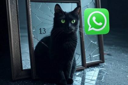 Así se vería el "modo viernes 13" de WhatsApp