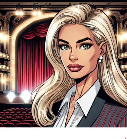 Así se vería Graciela Alfano si fuera un personaje de cómic, según la IA