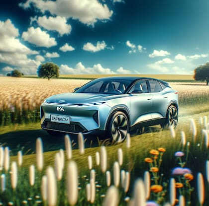 Así se vería la IKA Estanciera modelo 2025, según la IA