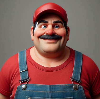 Así se vería Mario bros. en la vida real según la IA de Copilot