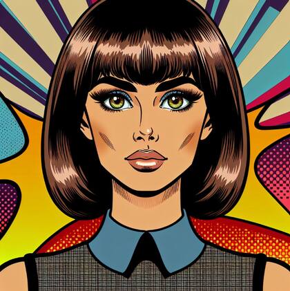 Así se vería Moria Casán como un personaje de cómic, según la IA