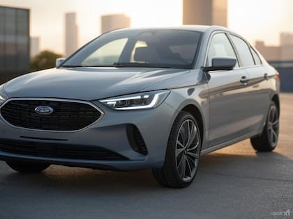 Así se vería para la IA el Ford Escort hoy