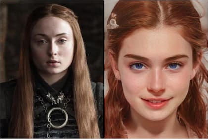Así se vería Sansa Stark según la inteligencia artificial