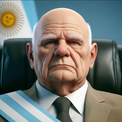 Así se vería Sarmiento hoy en día, según la inteligencia artificial