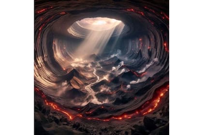 Así se vería su interior, según la IA