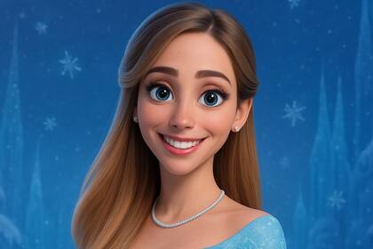 Así se vería Tini en el "modo Frozen" de ChatGPT