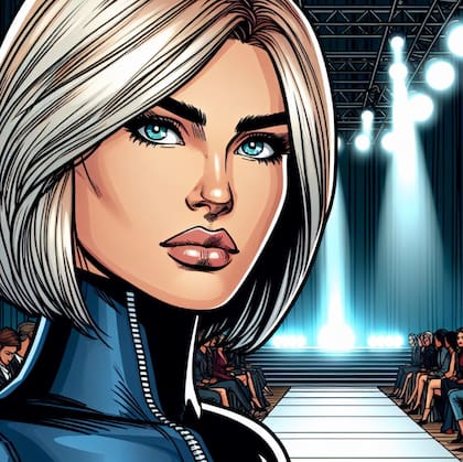 Así se vería Wanda Nara como un personaje de cómic, según la IA