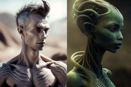 Así se verían los habitantes de Mercurio y Venus, según la inteligencia artificial