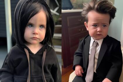 Así se verían Monica y Chandler de Friends si fueran niños, según la inteligencia artificial