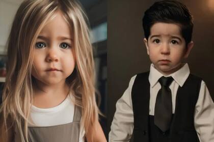 Así se verían Rachel y Ross de Friends si fueran niños, según la inteligencia artificial