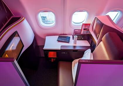 Así se viaja en los asientos preferenciales del nuevo Airbus A330neo de Virgin Atlantic