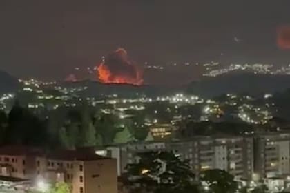 Así se vieron las explosiones en Caracas y otras zonas de Venezuela luego del ataque de EE.UU.