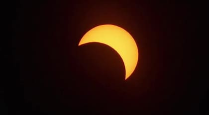 Así se vio el eclipse sol desde el Observatorio La Silla de Chile