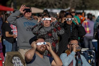 Así se vivió el eclipse solar en La Población, en el Valle de Traslasierra, Córdoba