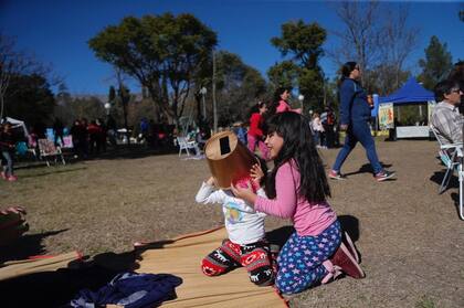 Así se vivió el eclipse solar en La Población, en el Valle de Traslasierra, Córdoba
