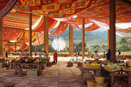 Así será el centro de compras en Mindfulness City