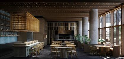 Así será el nuevo local de Osaka que desembarca en el proyecto Concepción, en Colegiales