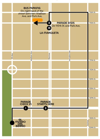 Así será el recorrido del desfile del Día de Reyes Magos en Nueva York (El Museo del Barrio)