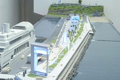 Así será la escollera norte donde acelerarán los autos de F1