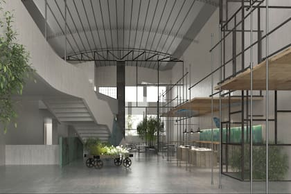 Así será uno de los pisos del mercado