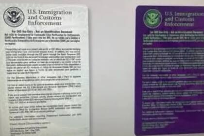 Así serían las tarjetas emitidas para inmigrantes en EE.UU.