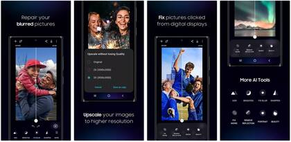 Así son algunas de las funciones que tiene la nueva app de corrección fotográfica de Samsung