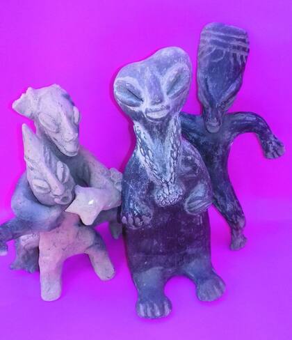 Así son las figuras halladas en las inmediaciones del Valle