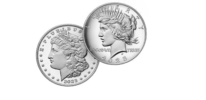 Así son las monedas Morgan de plata
