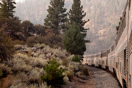 Así son las vistas que se disfrutan en el California Zephyr (Kevin Miyazaki/The New York Times)