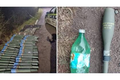 Así son los artefactos explosivos encontrados en bolsas