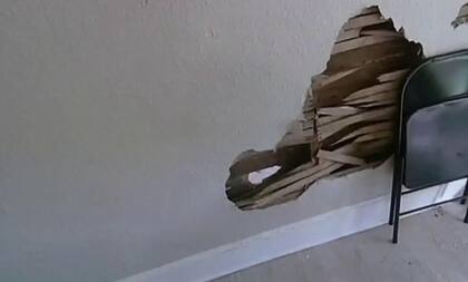 Así terminó la casa de Patti Peeples en Florida