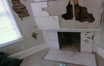 Así terminó la casa de Patti Peeples en Florida