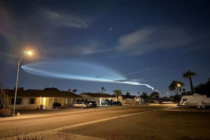 Así vieron el cielo los residentes de Arizona en la noche del lunes 10 de febrero