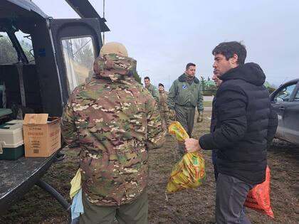 Asistencia en seis estancias en la zona de Puerto Deseado con alimentos e insumos de calefacción para los puestos de camp
