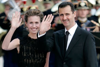 Asma y Bashar al-Assad