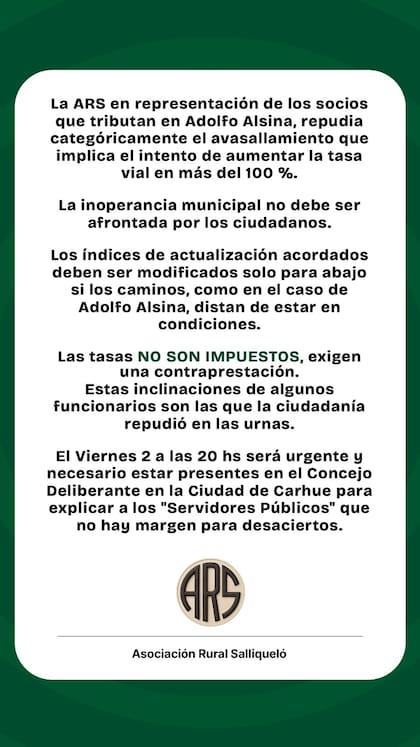 Asociación Rural Salliqueló