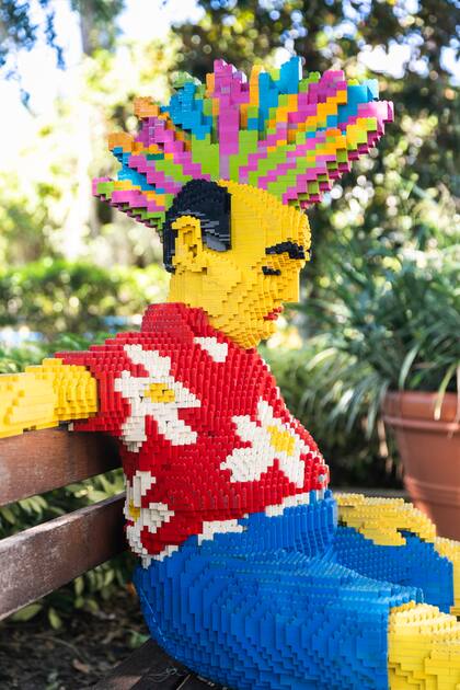 Asombrosas figuras en Legoland. 