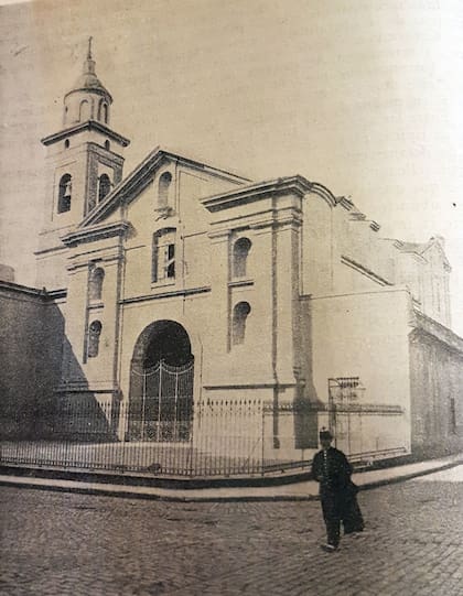 Aspecto original de la iglesia de Santa Catalina.