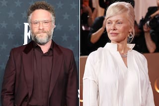 Pamela Anderson reveló cómo se sintió al coincidir con Seth Rogen en los Globo de Oro