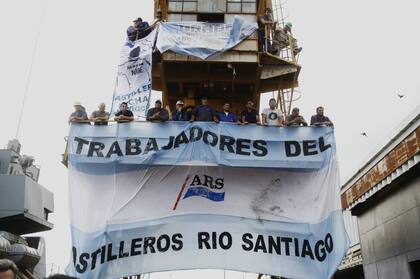 Astillero Río Santiago, presentación del Buque Patrullero ARA King