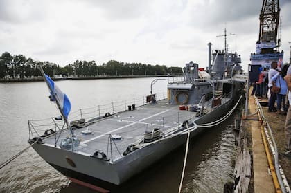 Astillero Río Santiago, presentación del Buque Patrullero ARA King