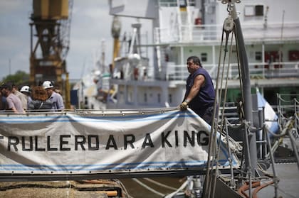 Astillero Río Santiago, presentación del Buque Patrullero ARA King