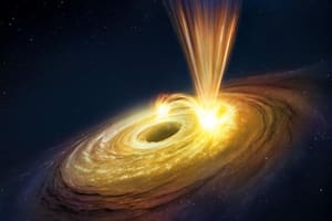 Astrónomos encontraron algo nunca antes visto en un agujero negro en erupción