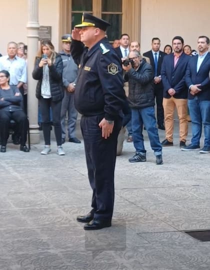 Asunción del nuevo jefe de la policía de Corrientes, comisario general Miguel Ángel Leguizamón