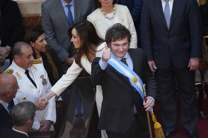 Asuncion presidencial de Javier Milei junto a Cristina Fernández y Victoria Villarruel 10/12/23