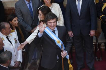 Asuncion presidencial de Javier Milei junto a Cristina Fernández y Victoria Villarruel 10/12/23